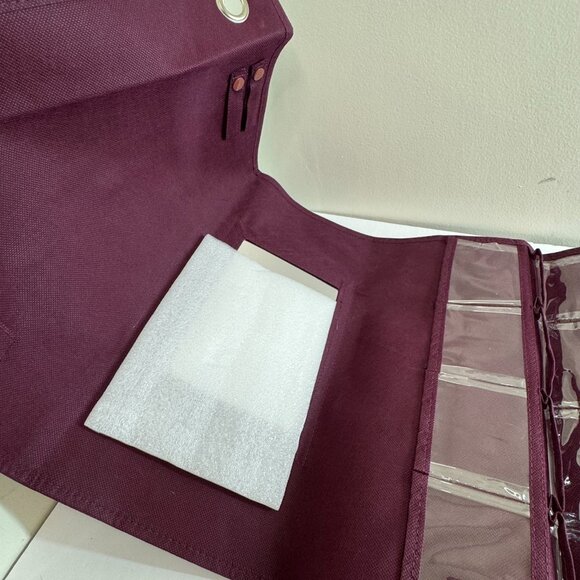 Behind The Door Hanging Organizer Jewelry Storage Purple Multi-Function New - Picture 3 of 6